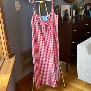 J Crew spaghetti strap midi dress, size 4, women’s